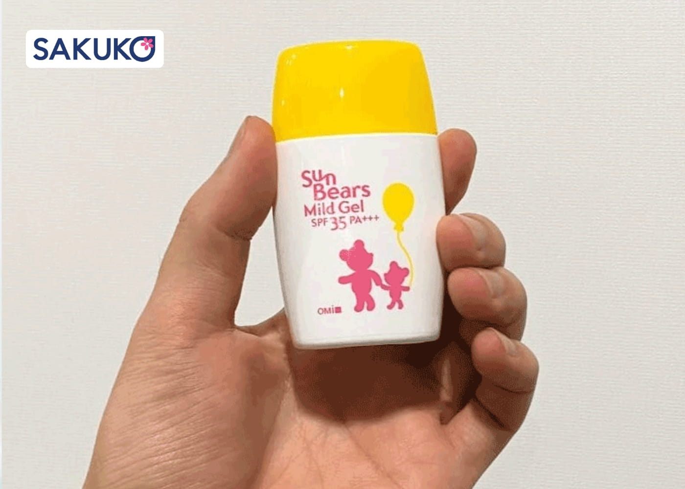 Gel Chống Nắng Omi Sunbears SPF35 PA+++ (30g): Sự vỗ về lành tính cho bé và da nhạy cảm
