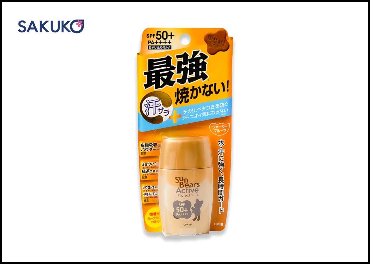 Kem chống nắng không nâng tông Omi Sunbears SPF50+ PA++++: “Làn gió” mát lạnh cho ngày nắng gắt