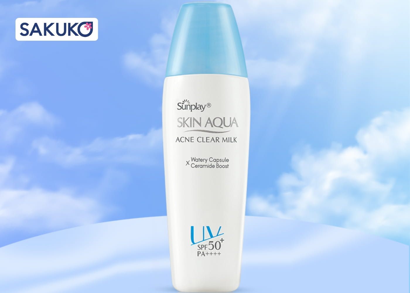 Sữa chống nắng Skin Aqua Acne Clear Milk SPF50+ PA++++ (30g):&nbsp;