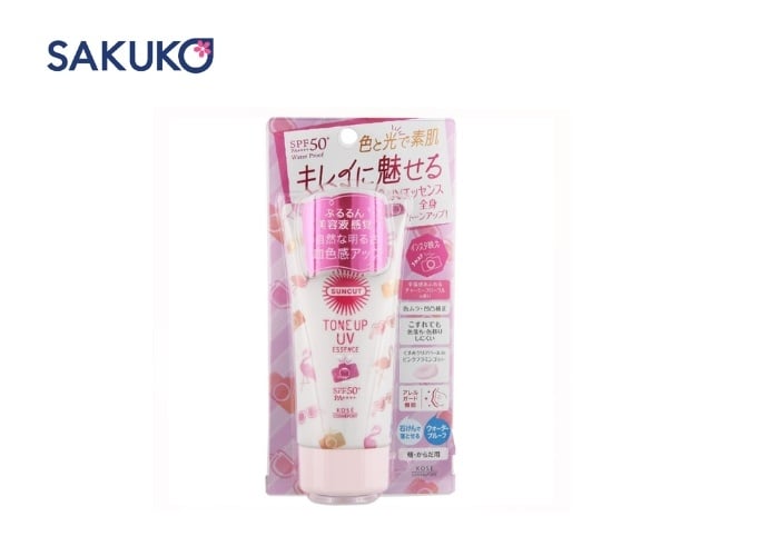 Kem chống nắng Kose Suncut Tone Up UV Essence
