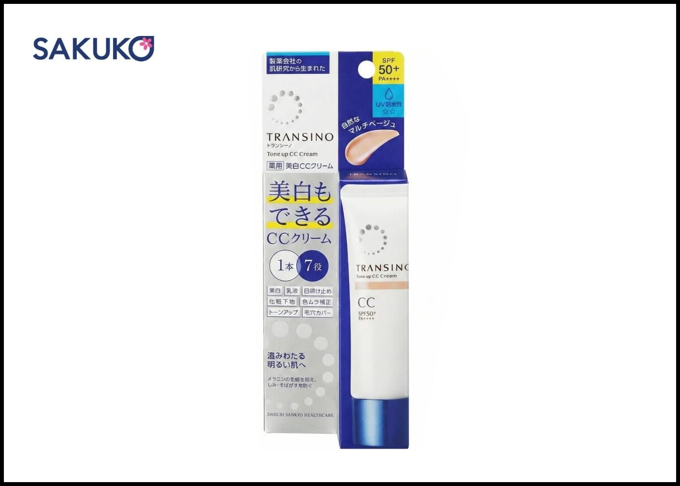 Transino Tone Up CC Cream: Một bước cho lớp nền sáng mịn, rạng rỡ
