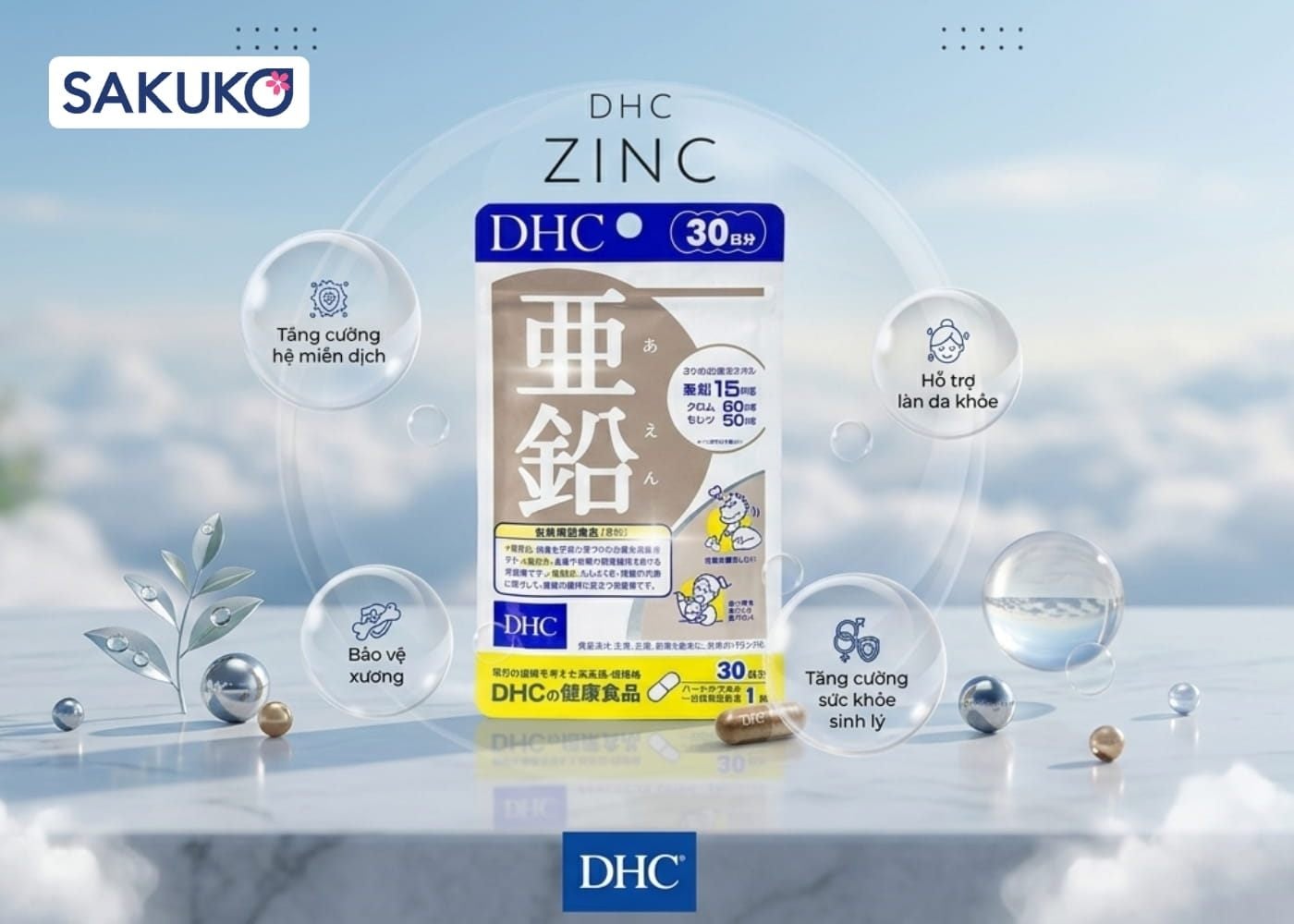 Kẽm DHC có tốt không? Các lợi ích vượt trội đã được chứng minh