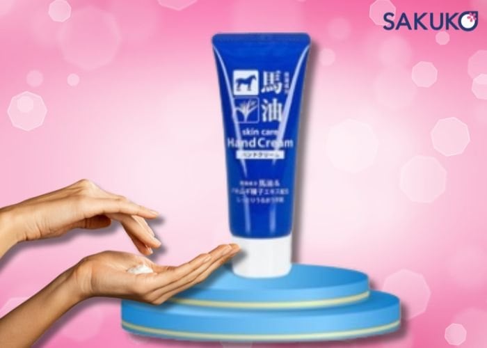 Kem dưỡng da tay Hatomugi chiết xuất dầu ngựa 60g