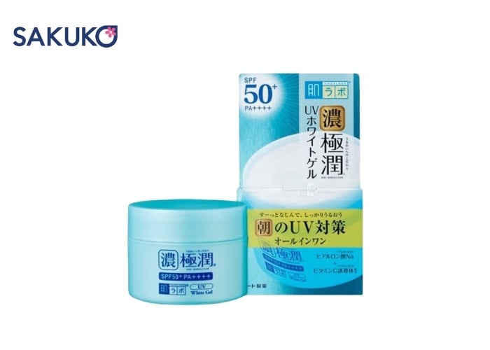 Kem dưỡng trắng da ban ngày HadaLabo Koi-Gokujyun Whitening UV SPF 50+