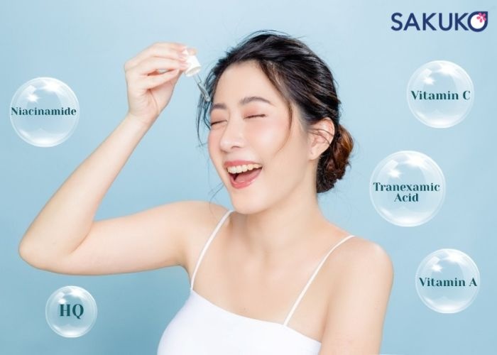 Thành phần hoạt chất thường có trong kem dưỡng trắng da mặt