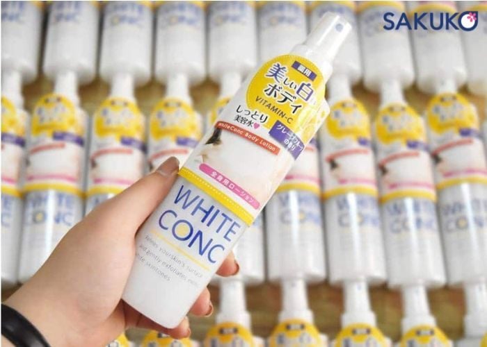 Xịt dưỡng thể White Conc trắng da toàn thân