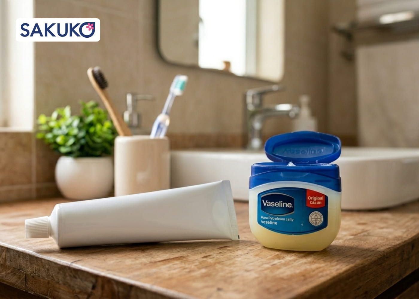 Cách làm trắng da mặt bằng kem đánh răng và Vaseline (Dành cho da thâm sạm, thô ráp)