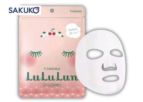 Mặt nạ cấp ẩm anh đào Tohuku 7 miếng - LULULUN