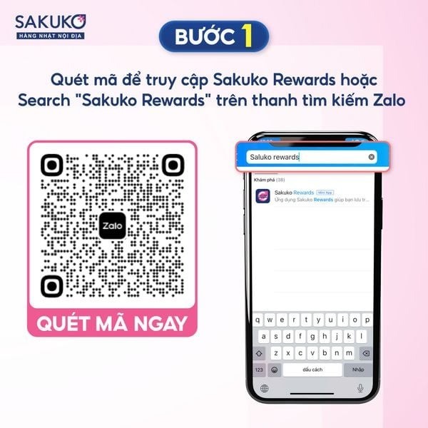 Cách đăng ký và sử dụng Mini App Sakuko Rewards