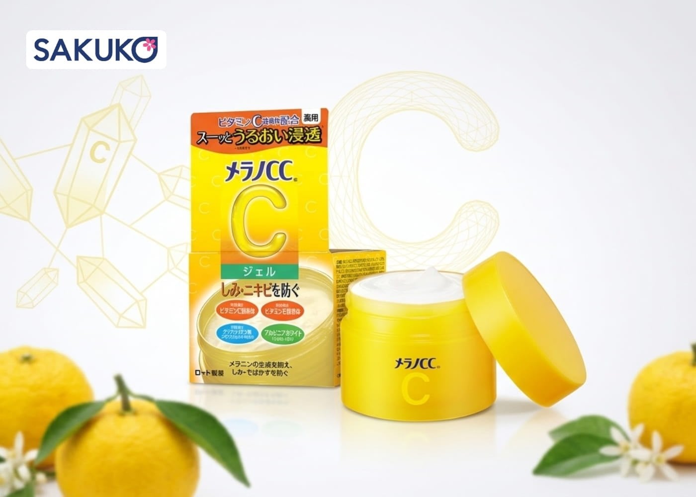 Kem dưỡng Melano CC Whitening Gel (100g):&nbsp;Dưỡng sáng, mờ thâm và ngăn ngừa mụn