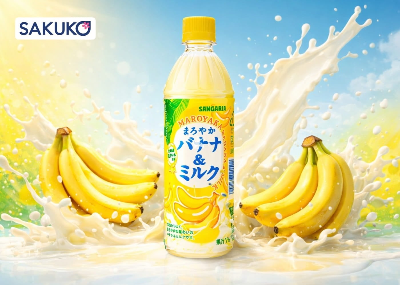 Các loại nước hoa quả Nhật phổ biến, loại dinh dưỡng bổ sung năng lượng với sữa