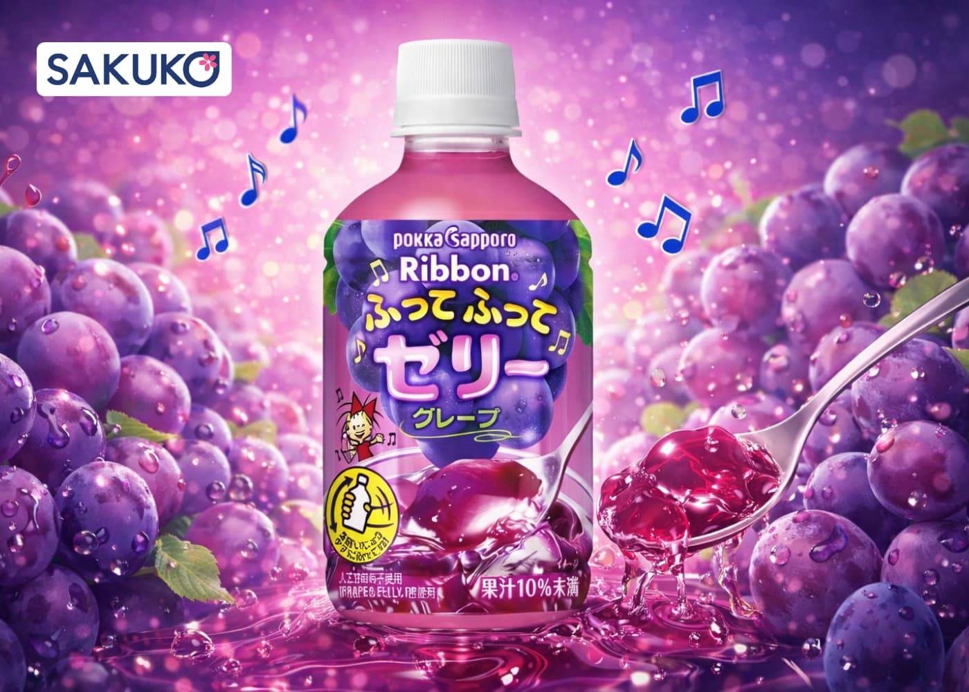 Các loại nước hoa quả Nhật phổ biến, loại nước có topping