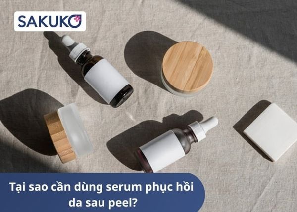 Tại sao cần dùng serum phục hồi da sau peel?