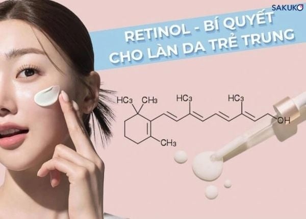 Retinol và serum giúp làn được căng mịn hơn mỗi ngày