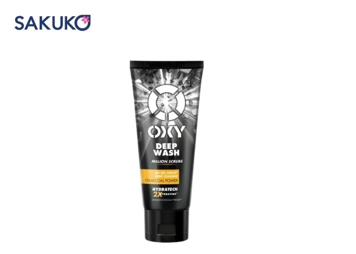Sữa rửa mặt Oxy Deep Wash chứa các hạt massage siêu nhỏ giúp lấy đi lớp sừng già cỗi