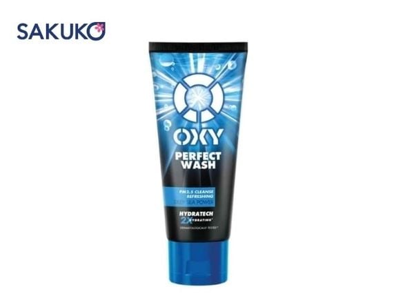 Sữa rửa mặt Oxy Perfect Wash với hương cực mát lạnh, bọt mịn làm sạch tức thì