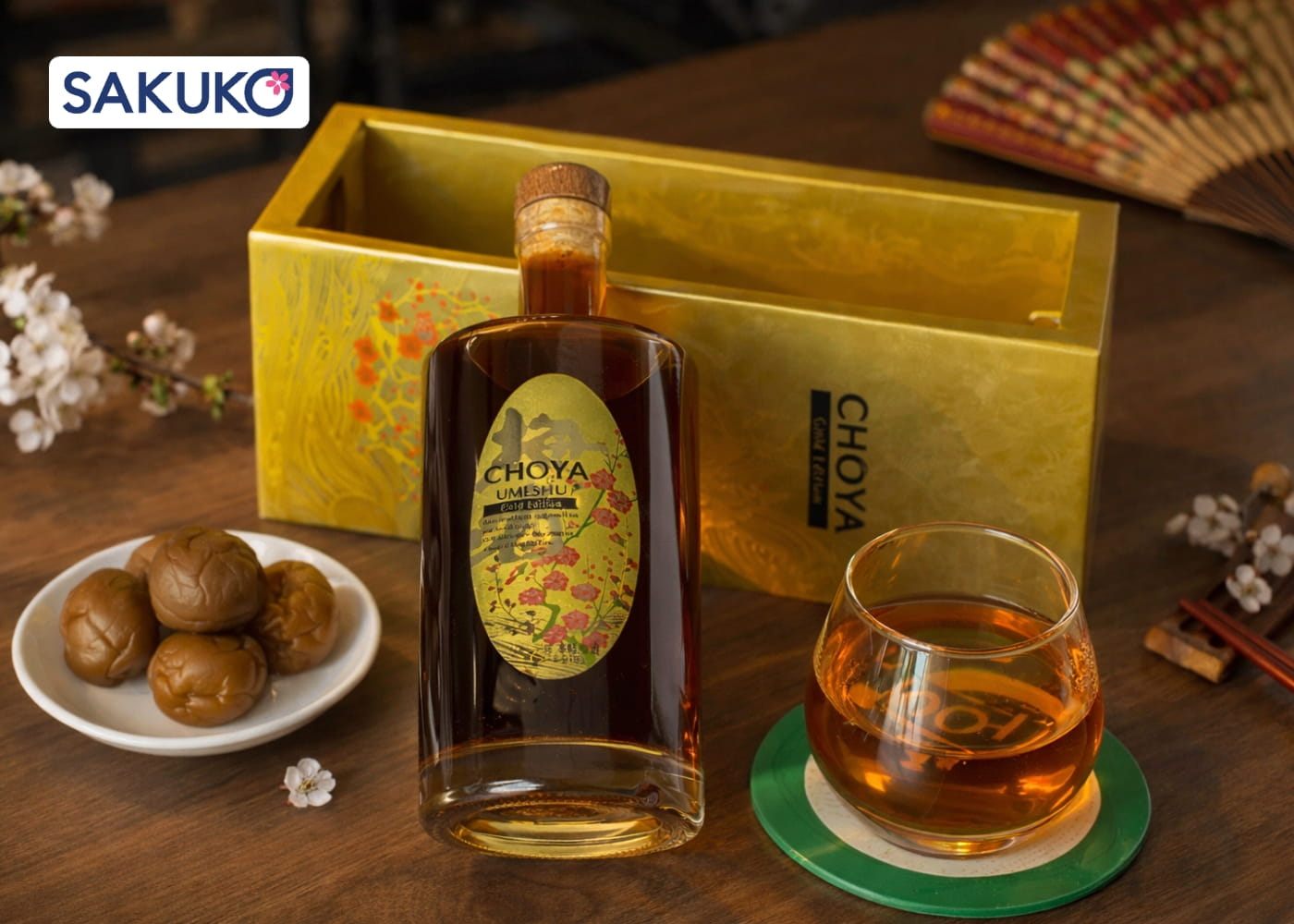 Giới thiệu về rượu mơ, rượu mơ vảy vàng sang trọng nội địa Nhật