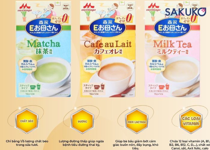 Công dụng sữa bầu Morinaga mang lại cho mẹ