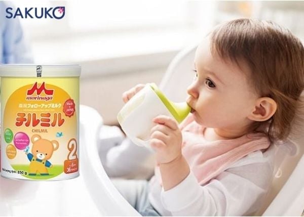 Sữa Morinaga giúp bé tăng cân một từ từ