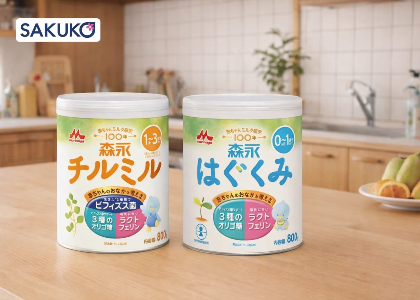 Các loại sữa Morinaga nội địa Nhật cho bé, giá bán mới nhất tại Sakuko