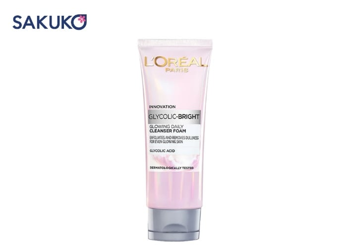 L'Oreal Paris Glycolic Bright dưỡng sáng da nhờ thành phần AHA đột phá