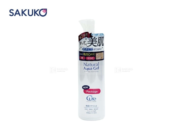 Tẩy tế bào chết Cure Natural Aqua Gel làm sạch dịu nhẹ phù hợp cho làn da nhay cảm