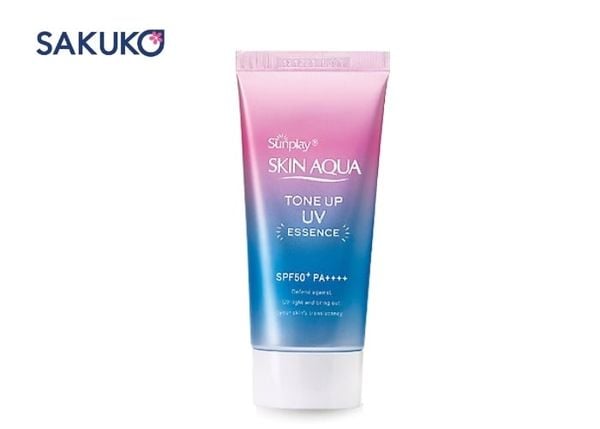 Sunplay Skin Aqua Tone Up UV Milk (Vỏ xanh/hồng)