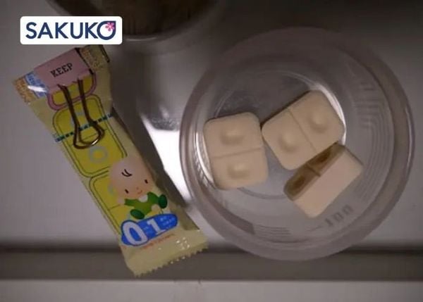 1 viên sữa thanh Meiji pha bao nhiêu nước?