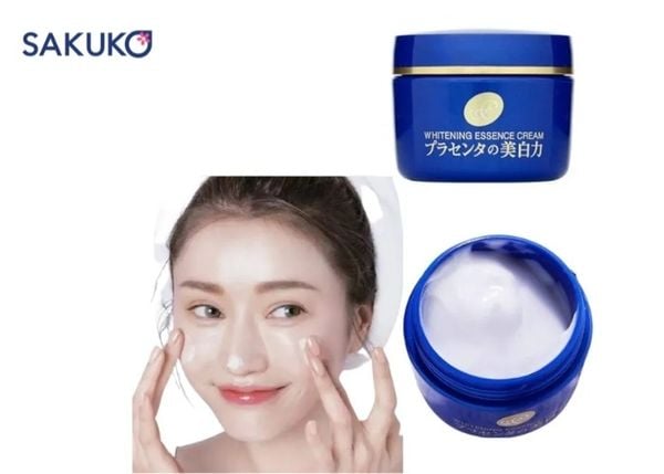 Placenta Medicated Whitening Essence Cream giàu dưỡng chất giúp dưỡng ẩm và sáng da