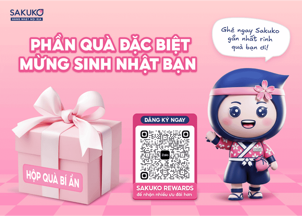 Ưu đãi quyền lợi hội viên Sakuko