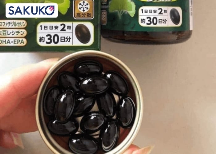 Viên uống Ginkgo Biloba bổ não DHA+EPA NOGUCHI