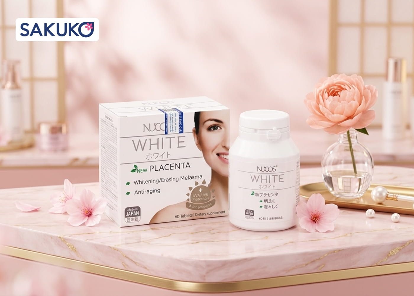 Viên uống Nucos White giá bao nhiêu?