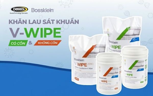 Khăn lau sát khuẩn V-Wipe và V-Wipe Zero
