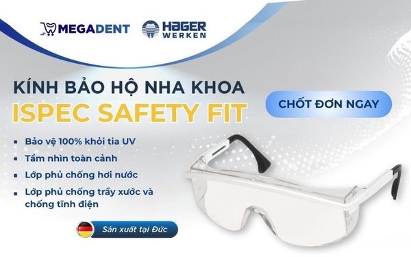 Kính bảo vệ mắt ISpec Safety Fit: sự kết hợp giữa phong cách và an toàn