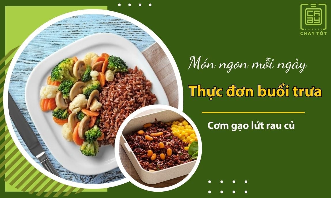 Bữa trưa giúp nạp năng lượng và hỗ trợ phục hồi cơ bắp sau buổi tập sáng