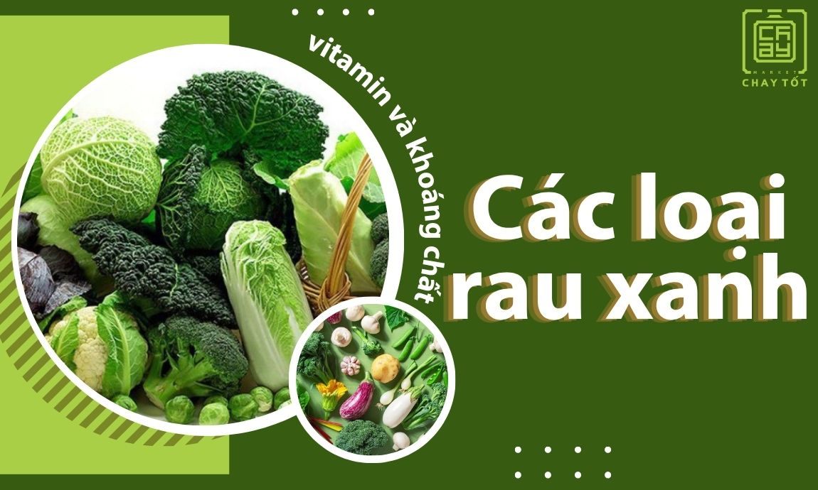 Các loại rau xanh giúp bổ sung sung vitamin và khoáng chất