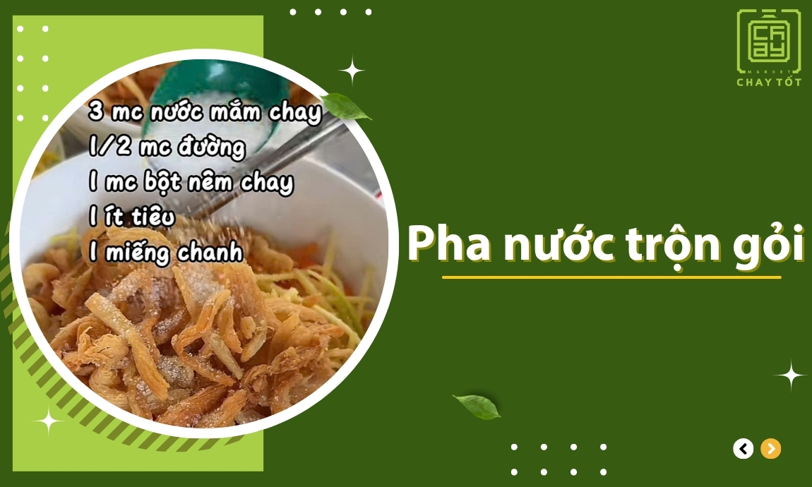 Pha nước trộn gỏi