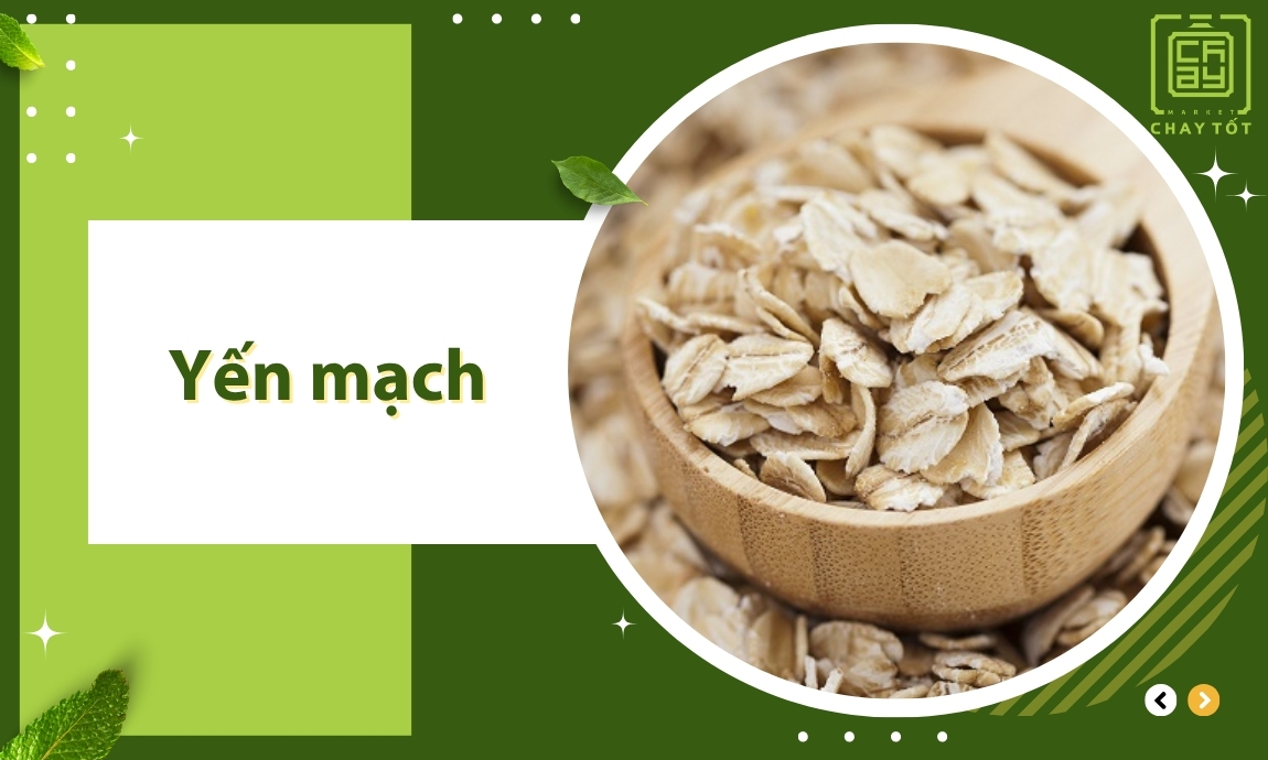 Yến mạch thực phẩm chay nhiều canxi