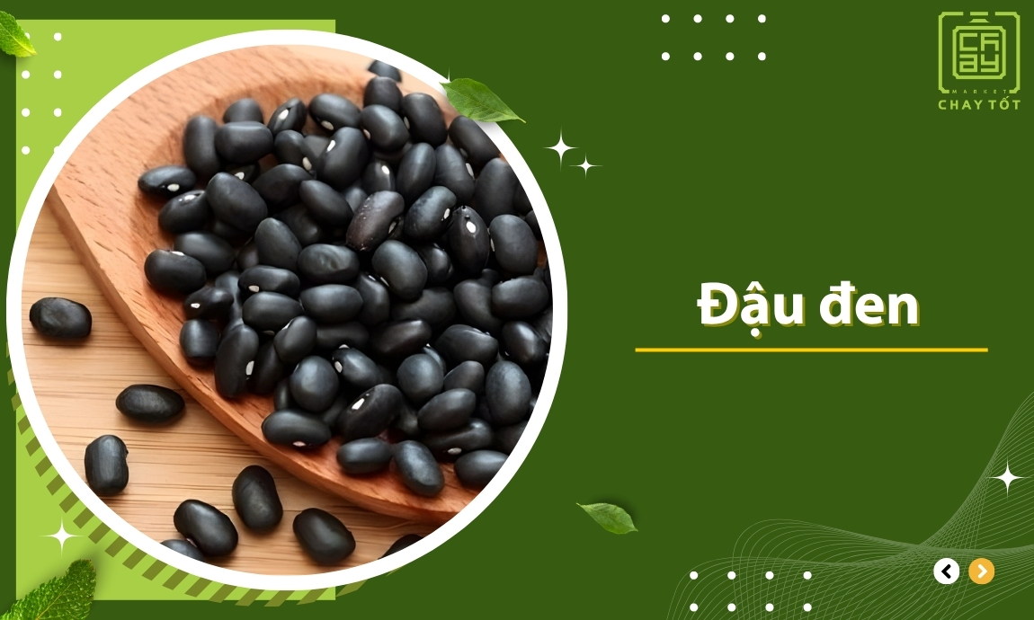 Đậu đen thực phẩm chay nhiều canxi