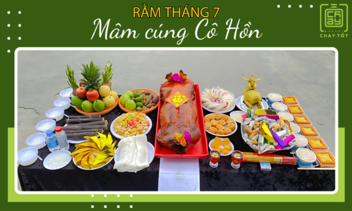 Cúng cô hồn cho ngày rằm tháng 7 cần chuẩn bị gì
