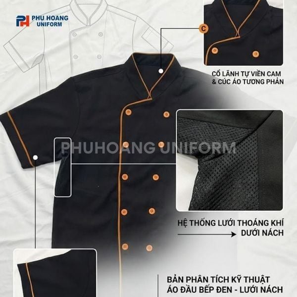 TRỌN BỘ ĐỒNG PHỤC BẾP CHUYÊN NGHIỆP