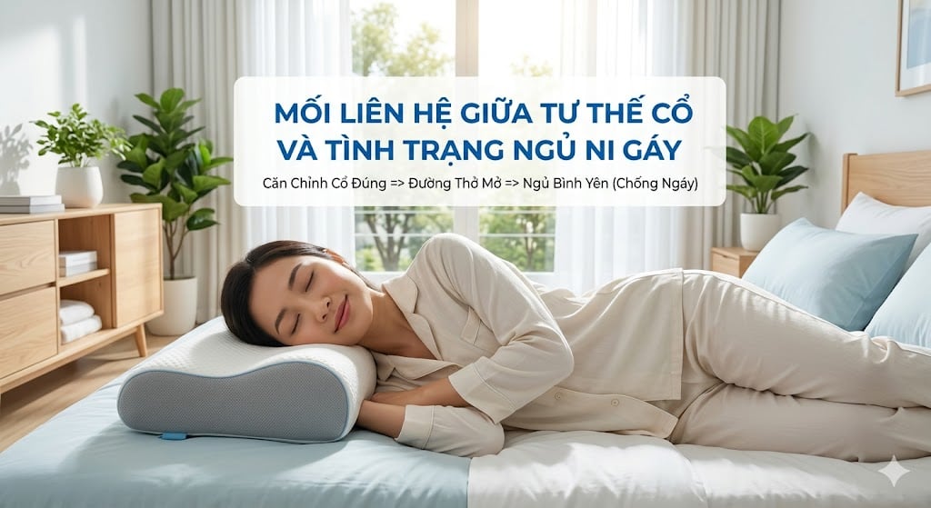 Mối Liên Hệ Sâu Sắc Giữa Tư Thế Cổ và Tình Trạng Ngủ Ngáy: Phân Tích Chuyên Sâu từ Comfy