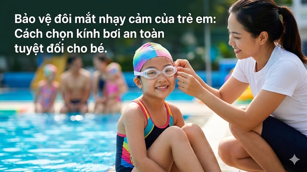 Bảo vệ đôi mắt bé yêu: Hướng dẫn chọn kính bơi an toàn tuyệt đối cho trẻ em