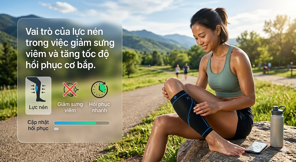 Vai Trò Khoa Học Của Lực Nén: Giảm Sưng Viêm & Tăng Tốc Hồi Phục Cơ Bắp Toàn Diện