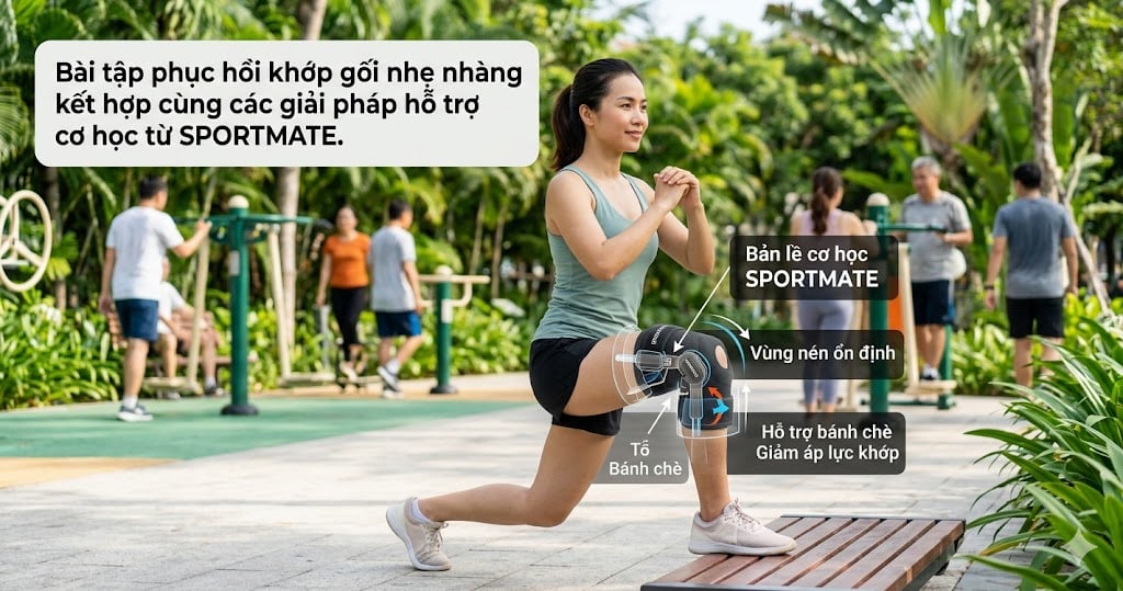 Phục Hồi Khớp Gối Nhẹ Nhàng: Bài Tập và Hỗ Trợ Cơ Học Toàn Diện từ LIFXY