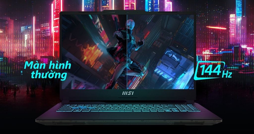 MSI Cyborg 15 A13UC 2082VN chơi đột kích