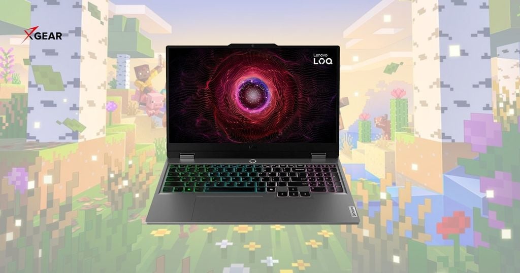 Lenovo LOQ 15ARP9 83JC00M3VN chơi minecraft
