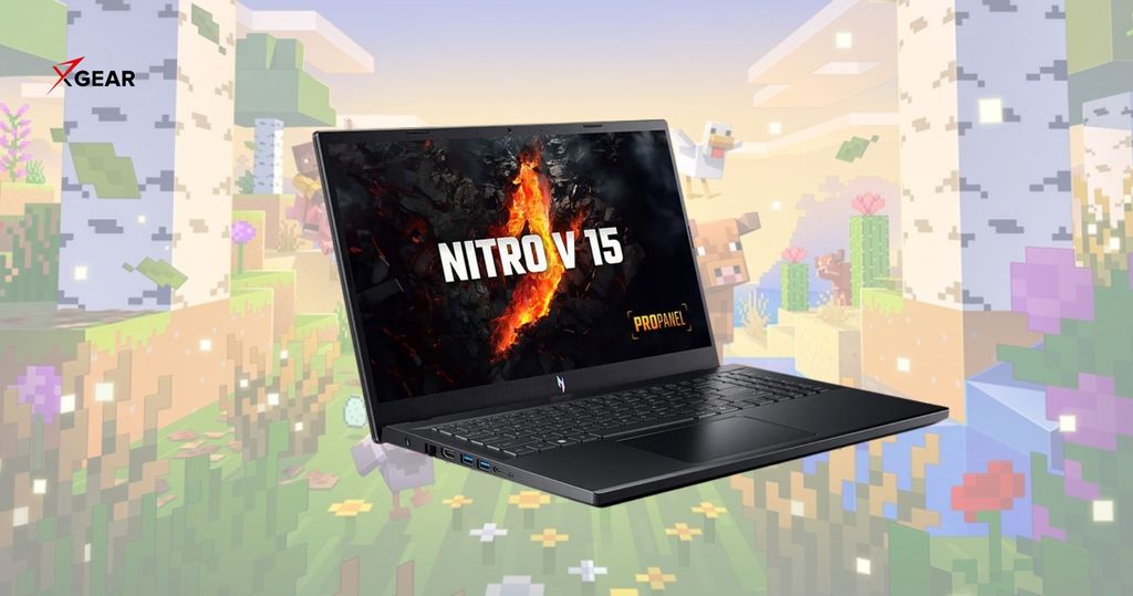 Acer Nitro V ANV15 41 R9M1 chơi minecraft
