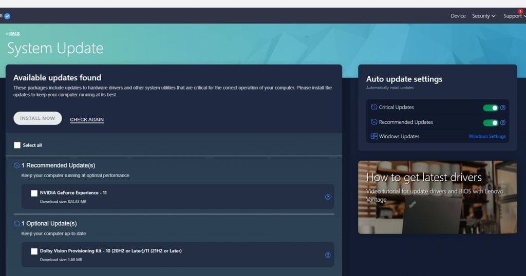 để laptop lenovo tự cập nhật tắt đèn bàn phím nếu không dùng