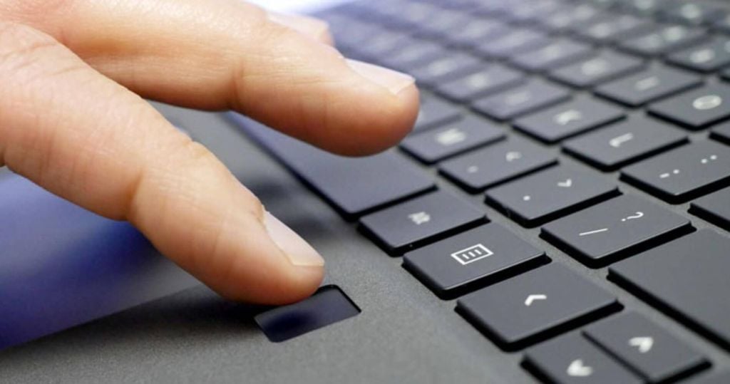 công nghệ bảo mật laptop bằng cảm biến vân tay